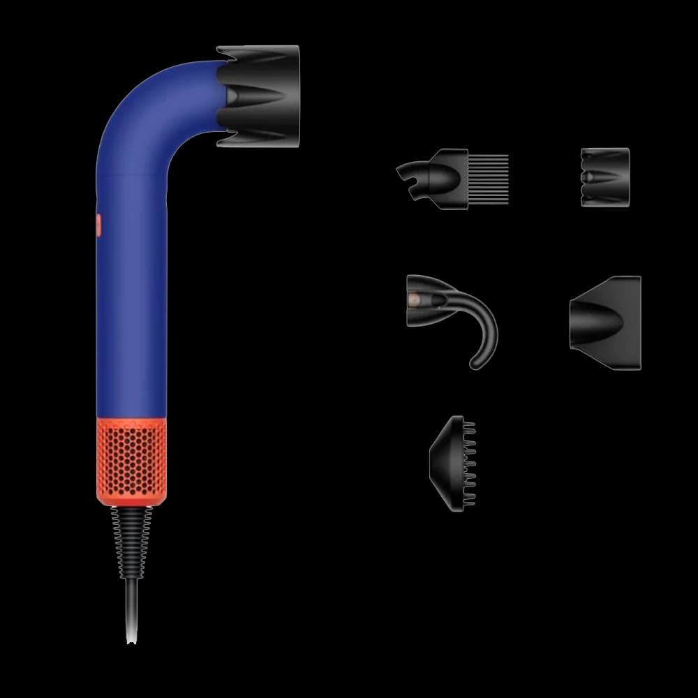 Фен Dyson · Синий · Фен Dyson HD18 Supersonic r Professional · Для кудрявых волос — фото 1