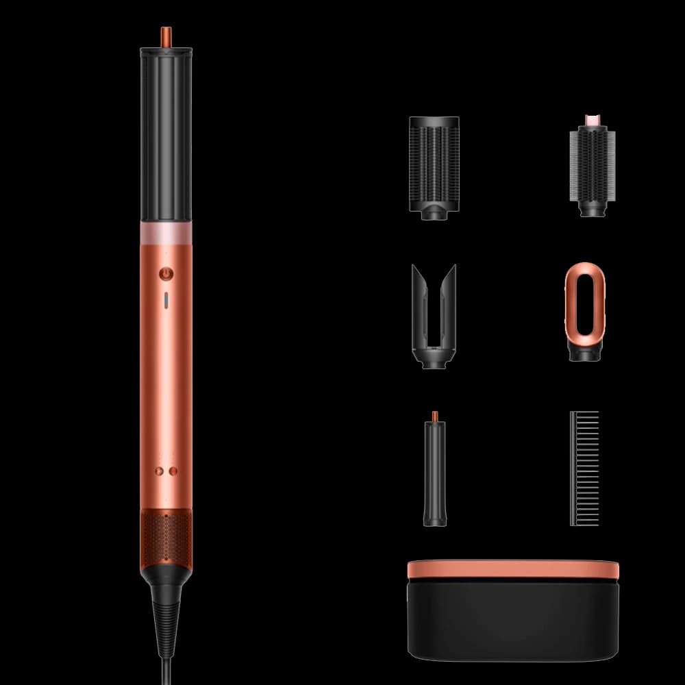 Стайлер Dyson · Янтарный · Стайлер Dyson HS09 Hairstyler Air Lab Coanda 2x Complete Long · Для прямых и волнистых волос — фото 1