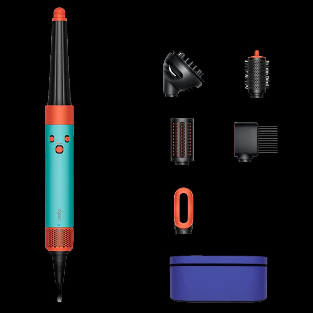 Стайлер Dyson · Бирюзовый · Стайлер Dyson HS08 Hairstyler Airwrap i.d. · Для кудрявых волос — фото 1