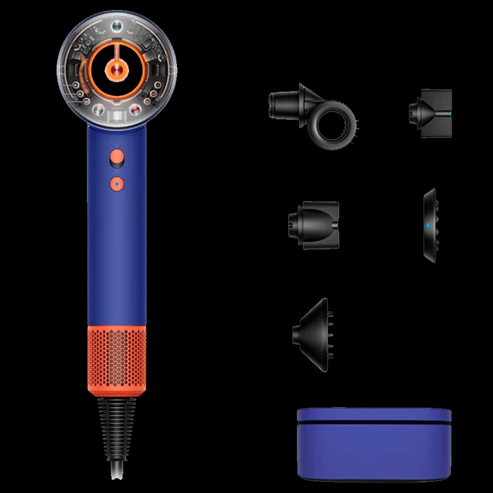 Фен Dyson · Ярко-синий · Фен Dyson HD16 Supersonic Nural Hair Dryer · Для прямых и волнистых волос — фото 1