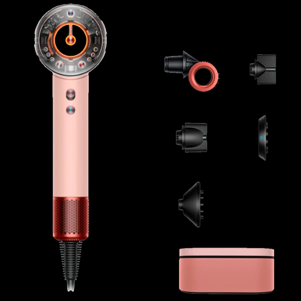 Фен Dyson · Розовый · Фен Dyson HD16 Supersonic Nural Hair Dryer · Для прямых и волнистых волос — фото 1