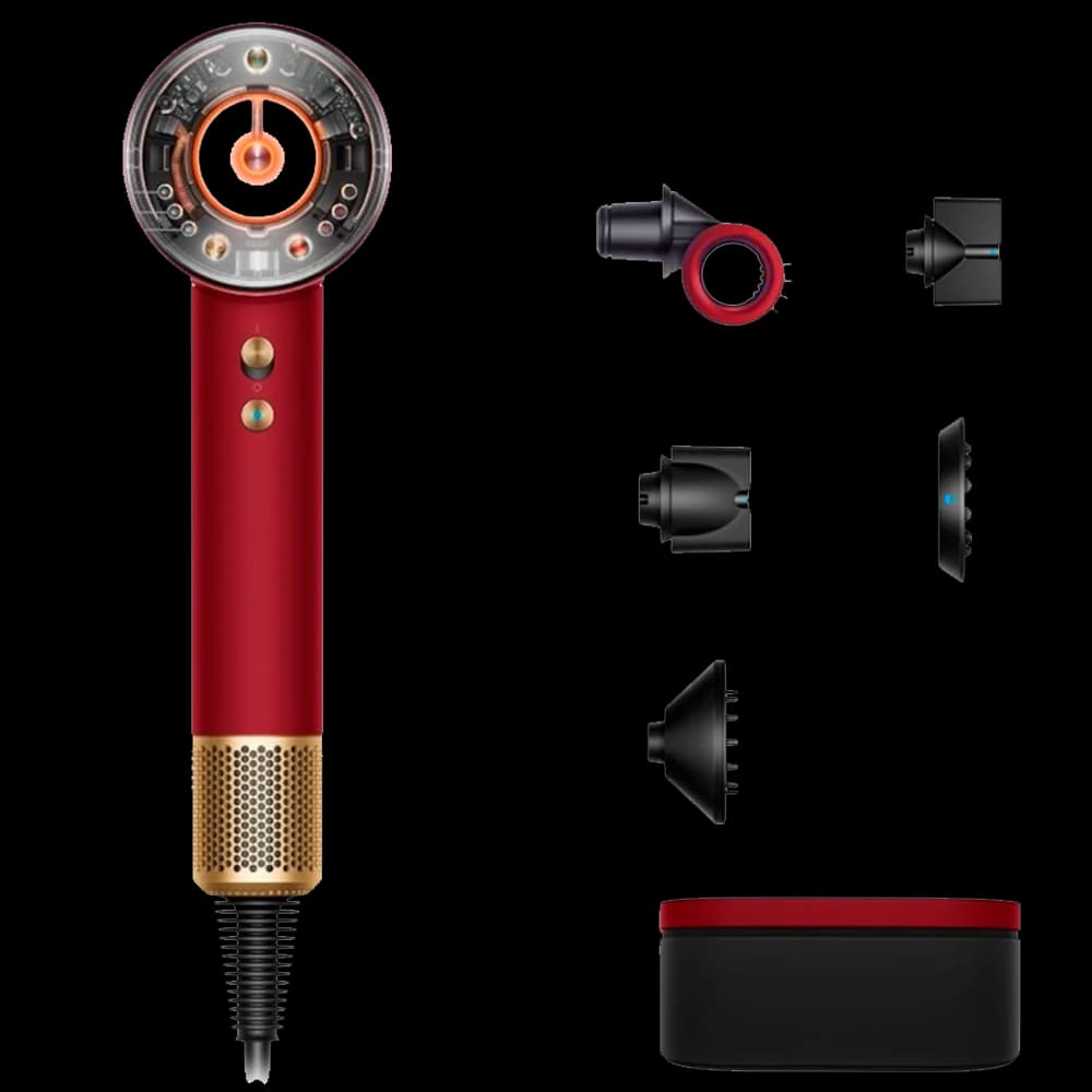 Фен Dyson · Красный бархат · Фен Dyson HD16 Supersonic Nural Hair Dryer · Для прямых и волнистых волос — фото 1