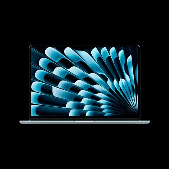 MacBook Air (2026) · MacBook Air 13.6" · Олеофобное покрытие · Алюминий · Sky Blue (небесно-голубой) · Apple M5 (10 ядер процессора и 8 ядер графики) · 16 ГБ Unified Memory (объединённая память) · 512 ГБ SSD · Американская раскладка