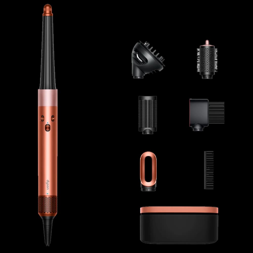 Стайлер Dyson · Янтарный · Стайлер Dyson HS08 Hairstyler Airwrap i.d. · Для кудрявых волос — фото 1